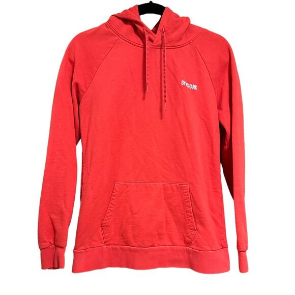 Gymshark Tops - Gymshark Red Training Hoodie Size Medium